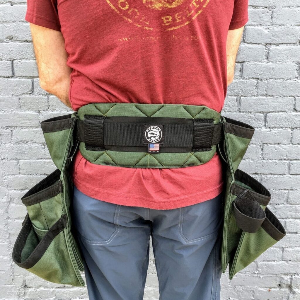 SIDE-BY-SIDE CARPENTER'S SOLID BELT