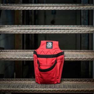 Red Trim Solid Fastener Bag (front)