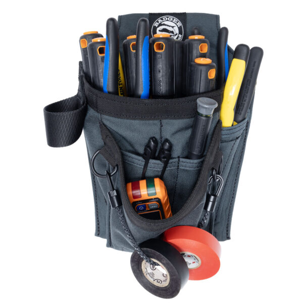 434010 Badger Electricians Tool Bag 05 Gunmetal