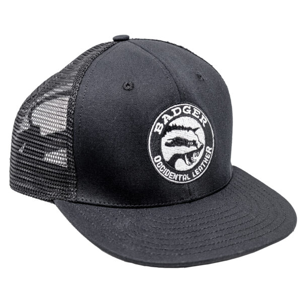 401030 – Black Badger Hat Front