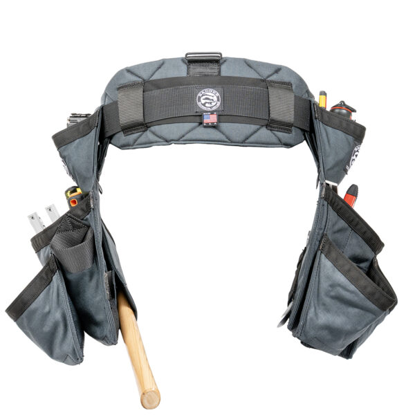 Side-By-Side Carpenter Belt - Gunmetal - Left Handed - Image 6