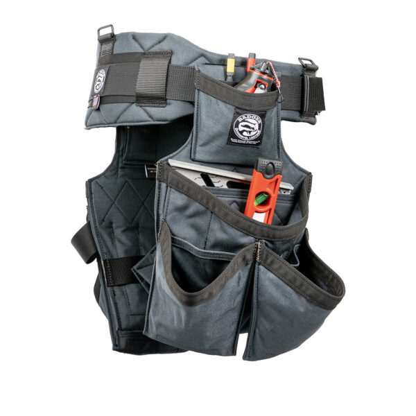 Side-By-Side Carpenter Belt - Gunmetal - Left Handed - Image 5