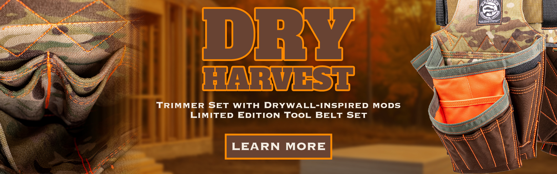 Dry Harvest button banner